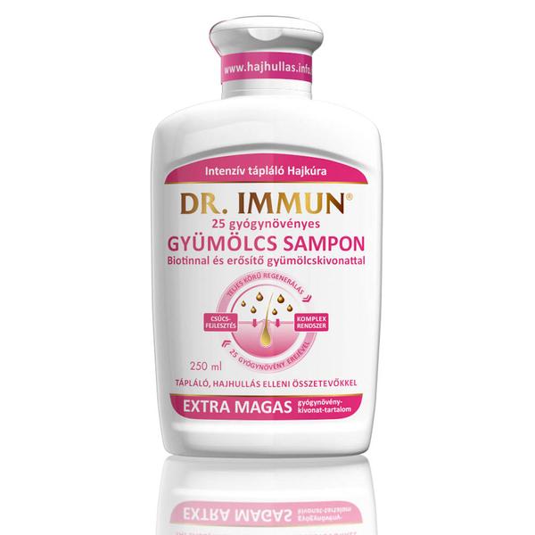 DR. IMMUN® gyümölcs sampon hajhullás ellen biotinnal
